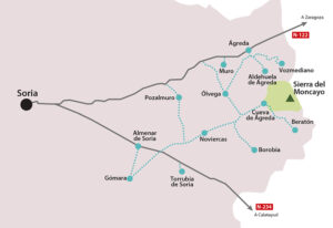 Mapa de Ruta por el Moncayo
