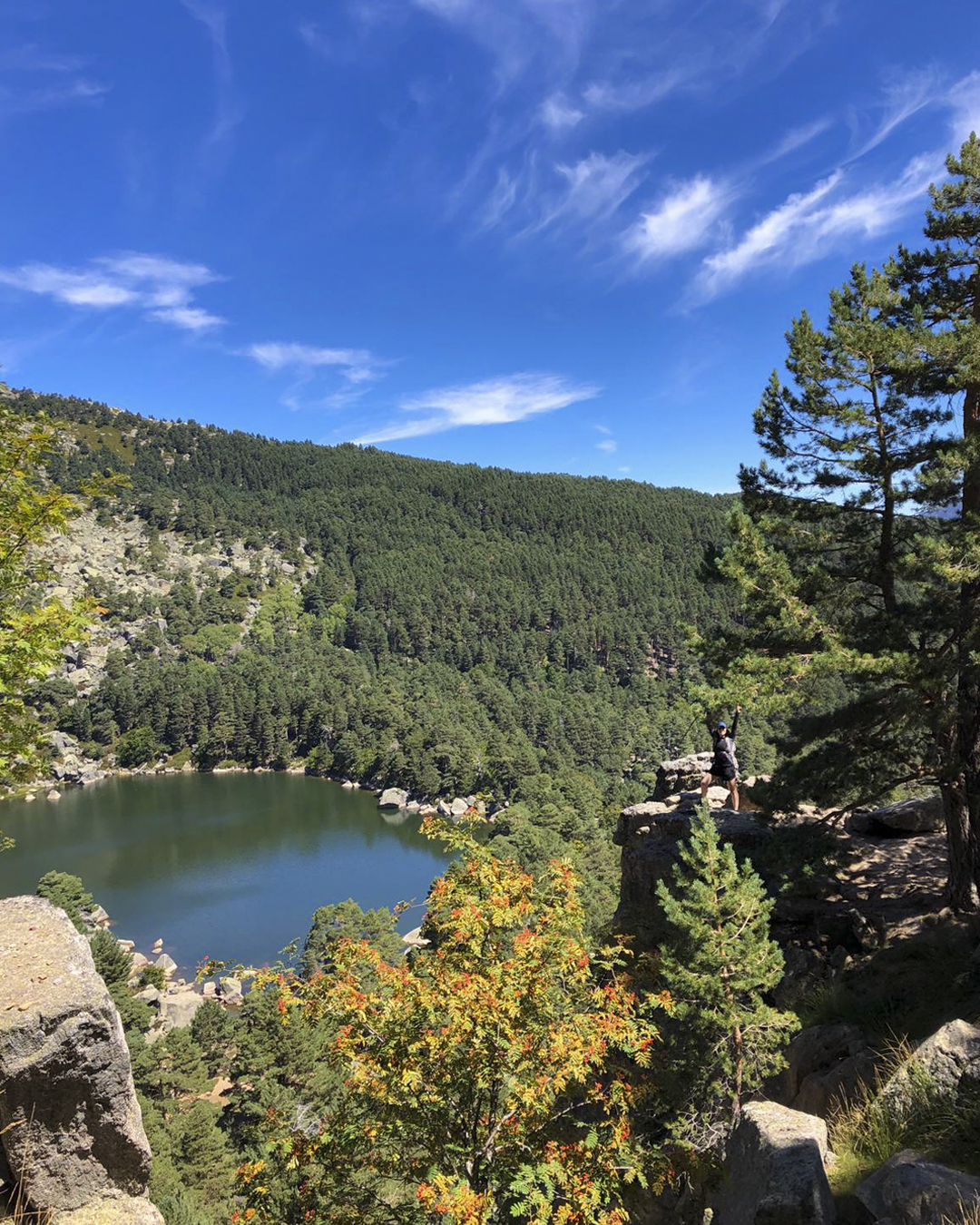 Vistas de la Laguna Negra en Soria