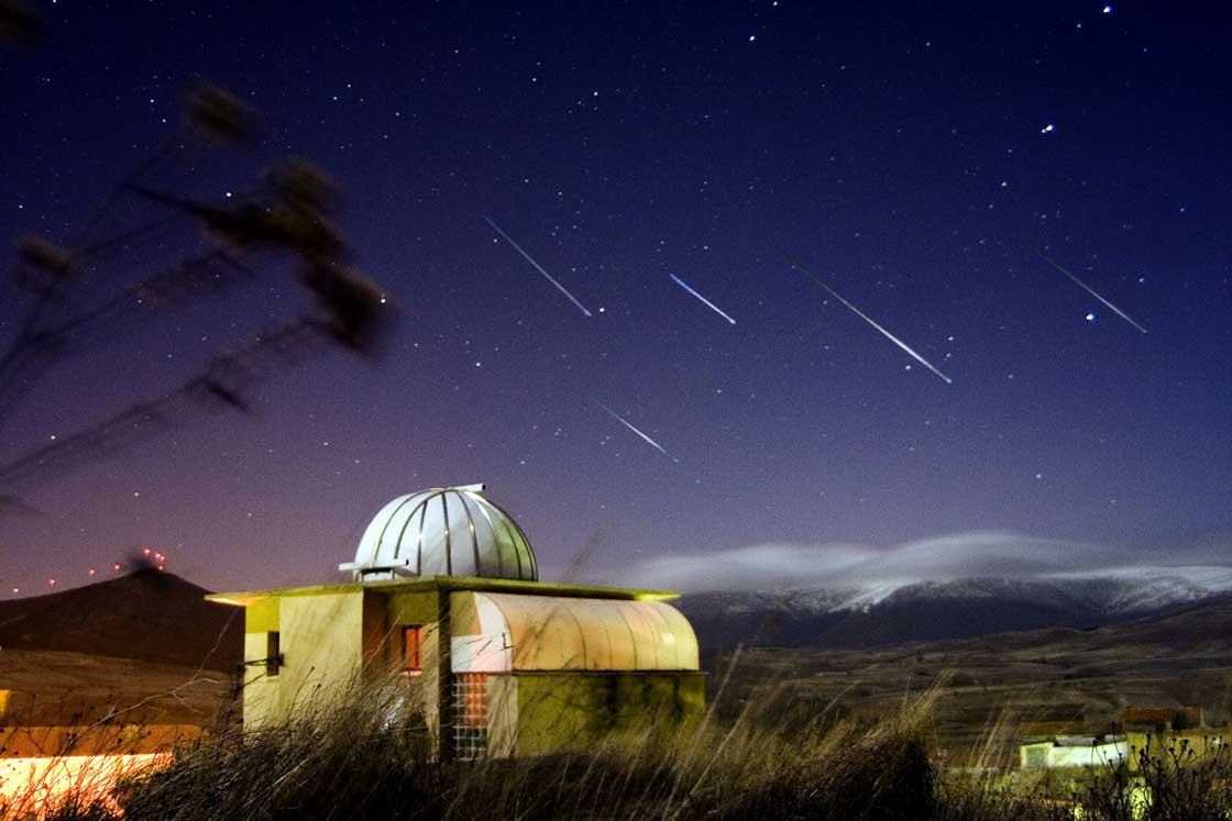 Perseidas en el Observatorio de Borobia