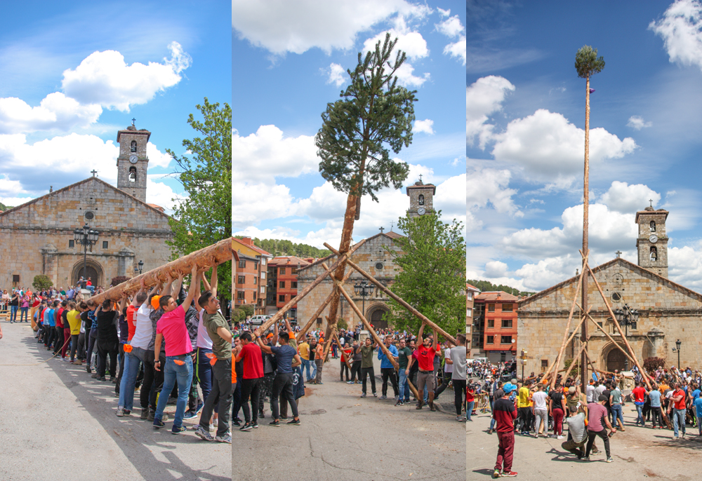 Pingada de Mayo en Soria, Imágenes de San Leonardo de Yagüe