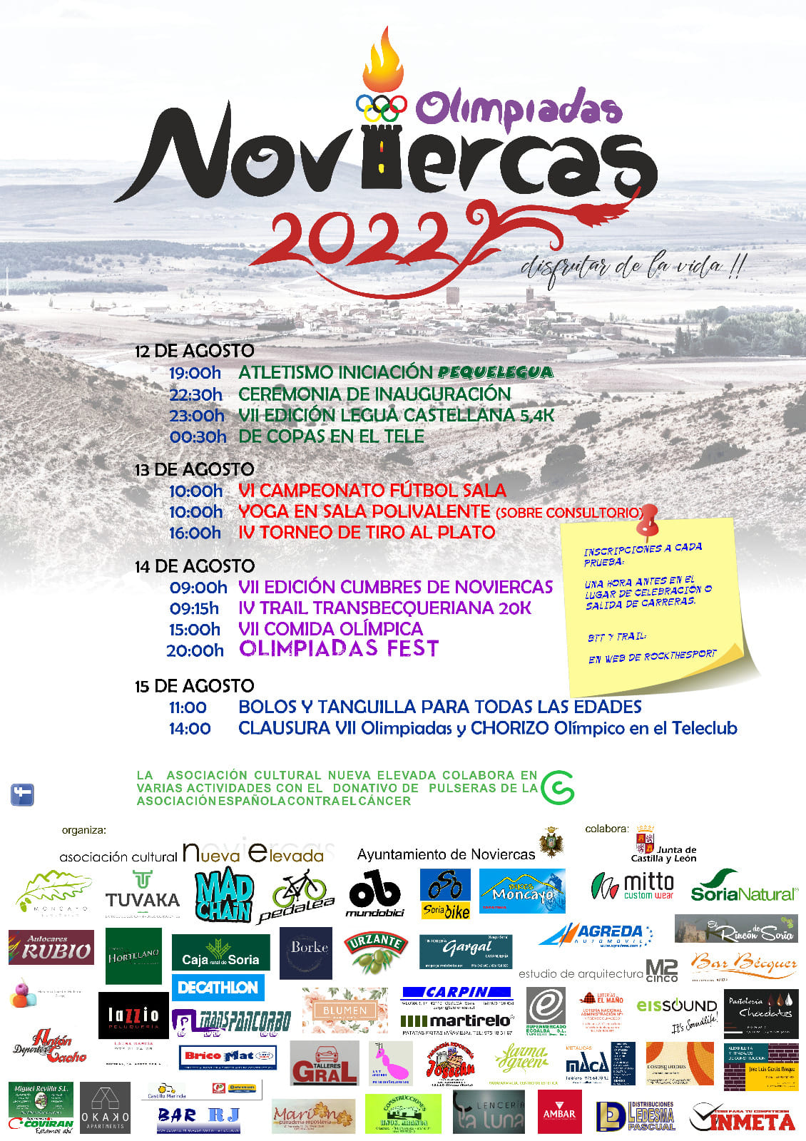 Cartel Olimpiadas en Noviercas