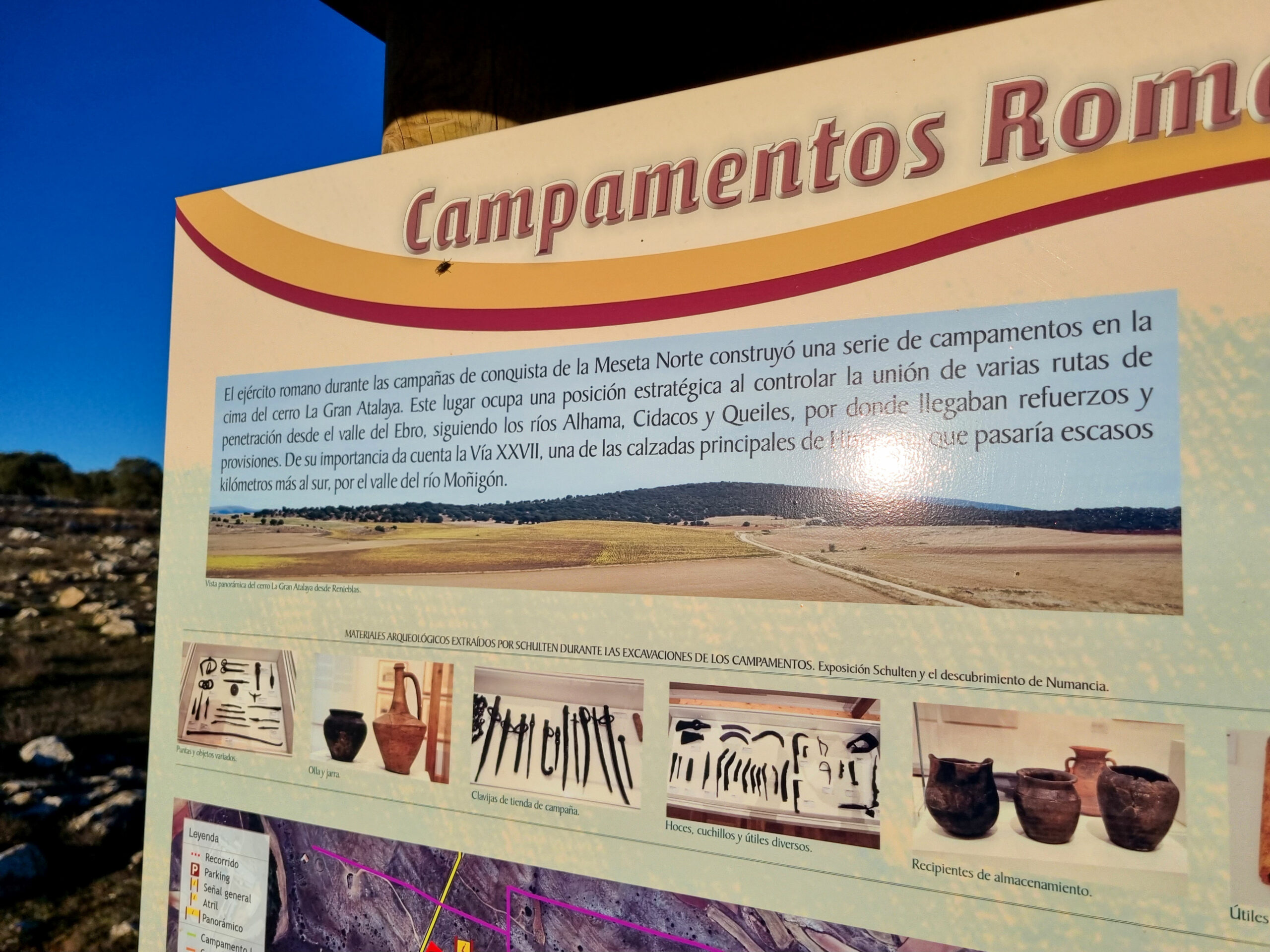 Cartel Campamentos Romanos de la Gran Atalaya