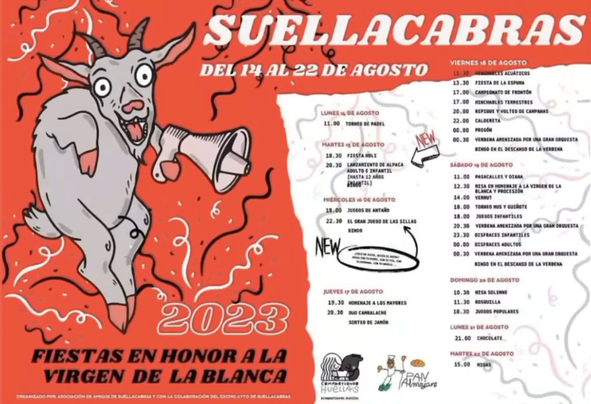 Cartel de Fiestas de Suellacabras