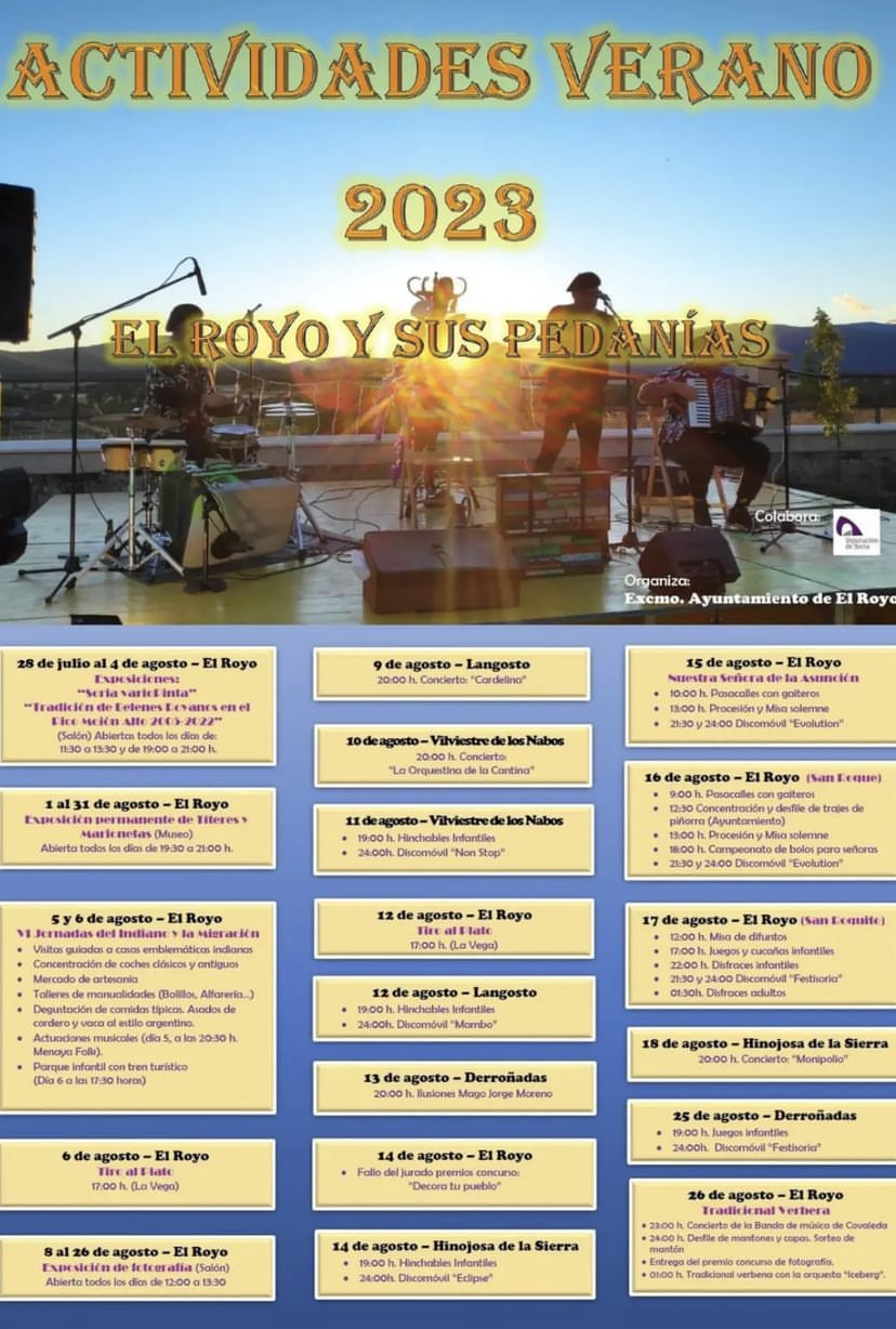 Cartel de Fiestas de El Royo