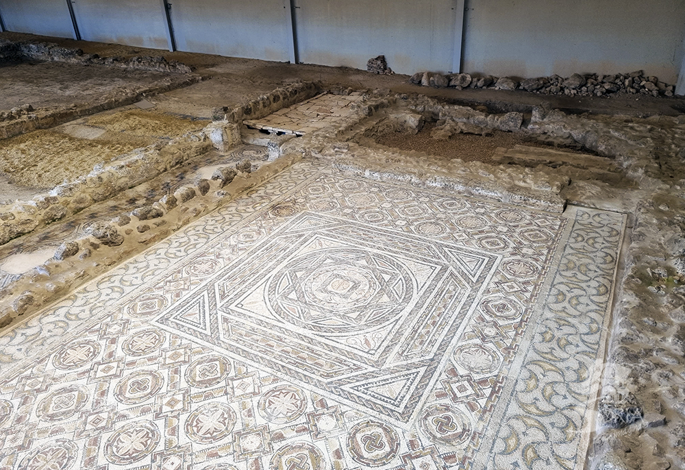 Mosaico yacimiento Cuevas de Soria