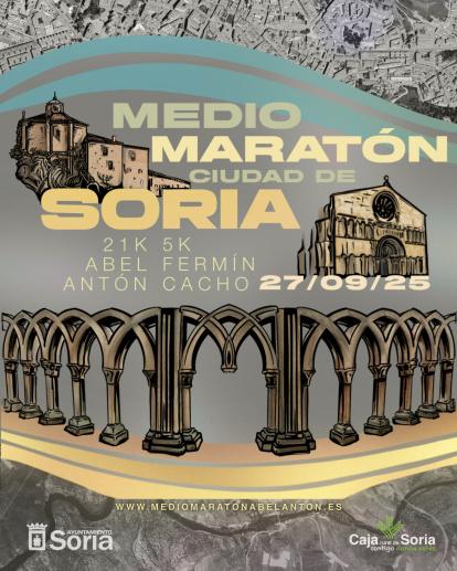 Cartel de Media maratón Soria